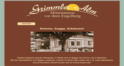 Desktop Screenshot of grimmleralm.com
